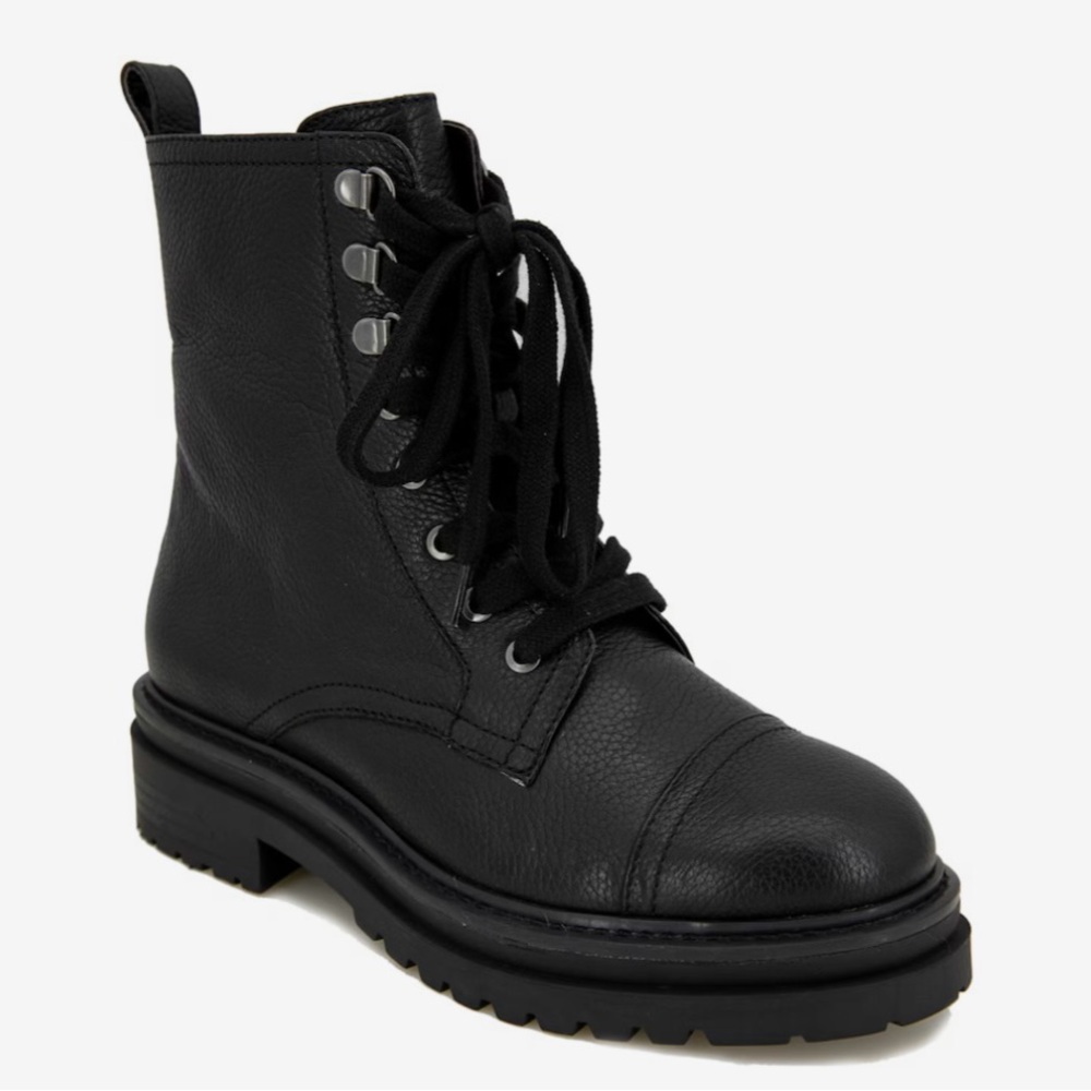 Brand new size women’s 8.5 Andre Assous black combat boots.